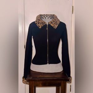 More To Come — Natalie Zip Knit Cardigan XS